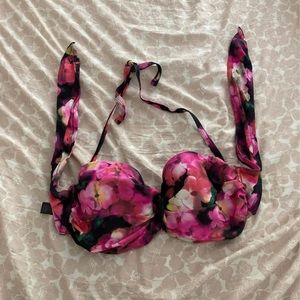 Floral Bikini top 40D underwire